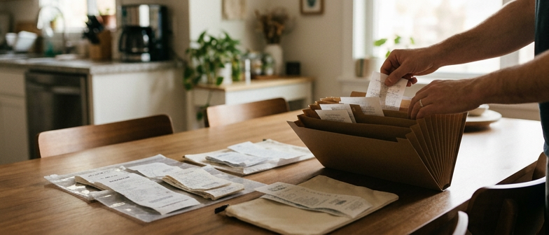 How a Weekly Receipt Sorting System Can Streamline Household Spending Logs